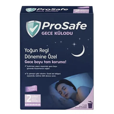 Prosafe Gece Külodu / Külot (YOĞUN REGL DÖNEMİNE ÖZEL) 2 Adet