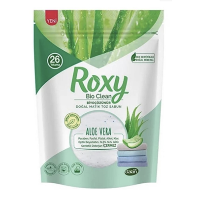 Roxy Bio Clean Matik Sabun Tozu 800GR Aloe Vera (26 Yıkama)