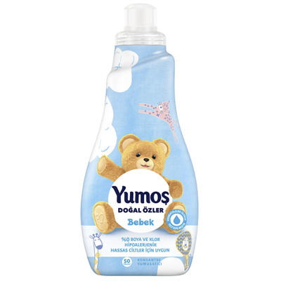 Yumoş Doğal Özler Konsantre Çamaşır Yumuşatıcısı Bebek 1200 ml