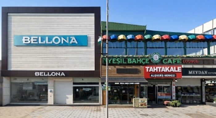 Bellona Ümraniye EVYAPAR mağazası dış görünümü