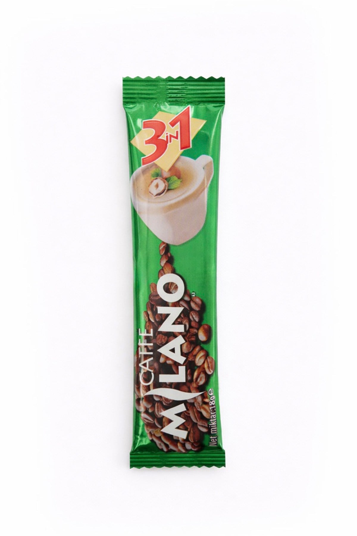 Caffe Milano 3ü1 Arada 18g Fındıklı x 20 Adet