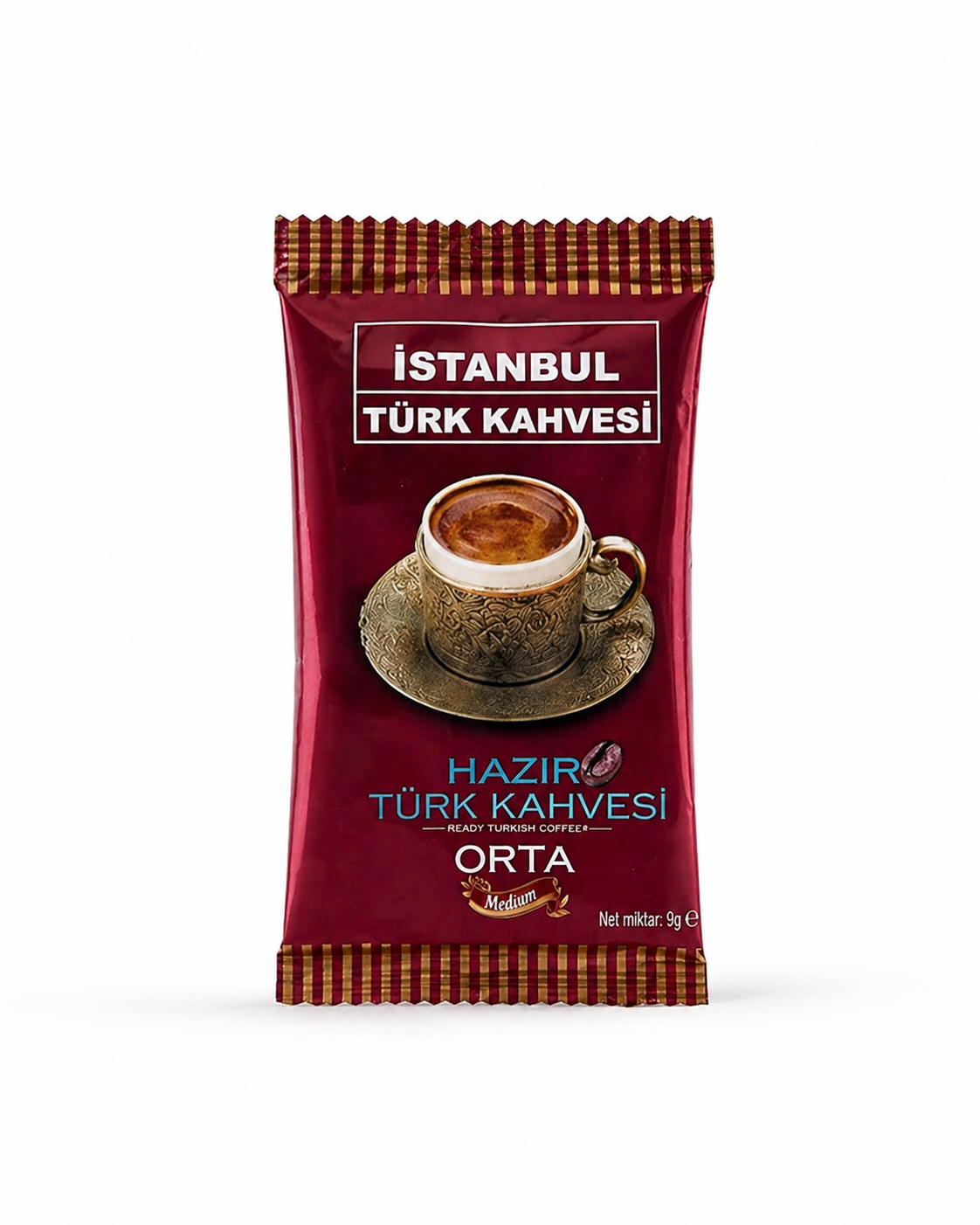 İstanbul Hazır Türk Kahvesi Orta 9 gr x 12 Adet