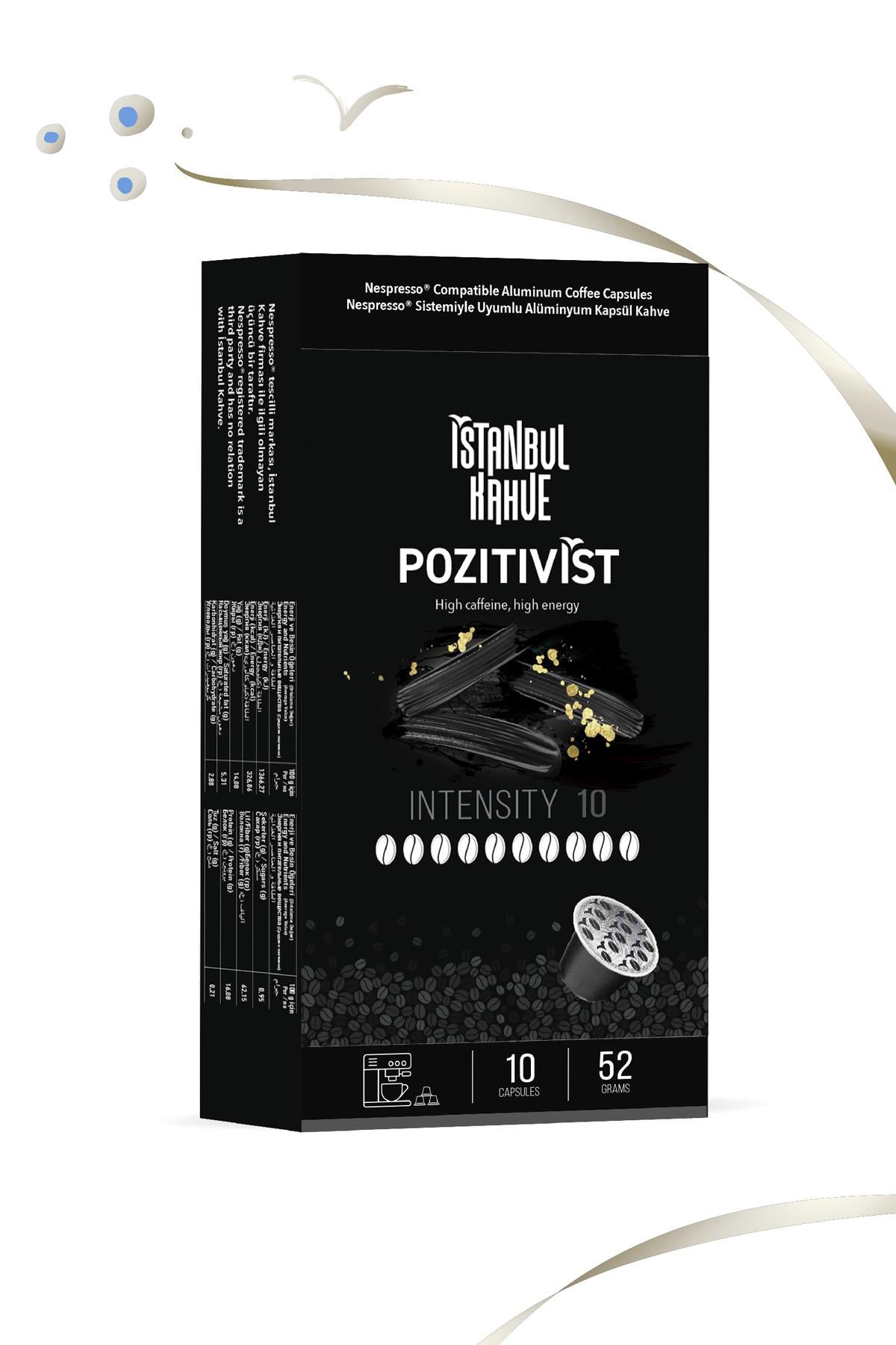 İstanbul Kahve Kapsül Pozitivist 5 gr x 10 Ad