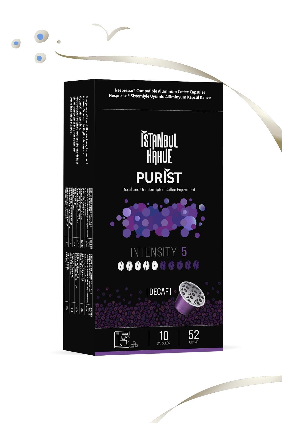 İstanbul Kahve Kapsül Purist 5 gr x 10 Ad