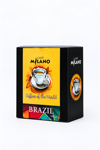 Caffe Milano Brazil Çekirdek Kahve 500g