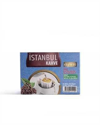 İstanbul Drip Filtre Kahve Sütlü Aromalı 8 gr x 20 Adet