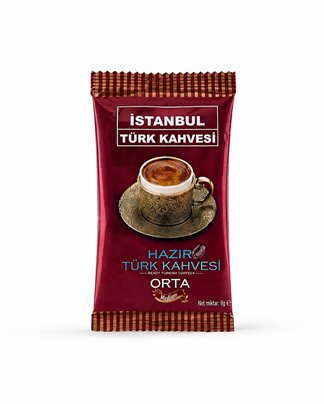 İstanbul Hazır Türk Kahvesi Orta 9 gr x 12 Adet