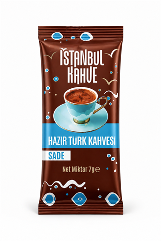 İstanbul Hazır Türk Kahvesi Sade 7 gr x 12 Adet
