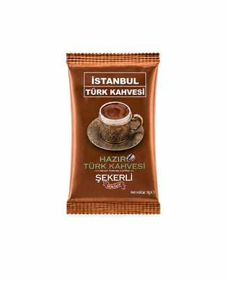 İstanbul Hazır Türk Kahvesi Şekerli 10g x 12 Adet