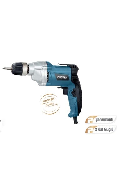 ŞANZIMANLI 10MM DARBESİZ MATKAP