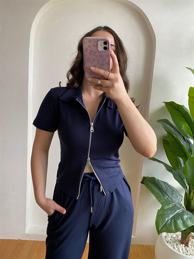 Nora Laci Oys Kumaş Çift Fermuar Takım