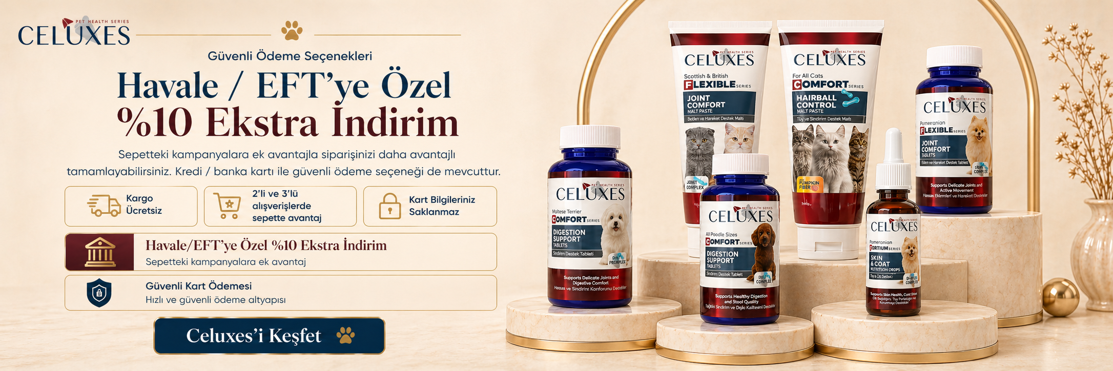 Havale Eft de % 10 İndirim