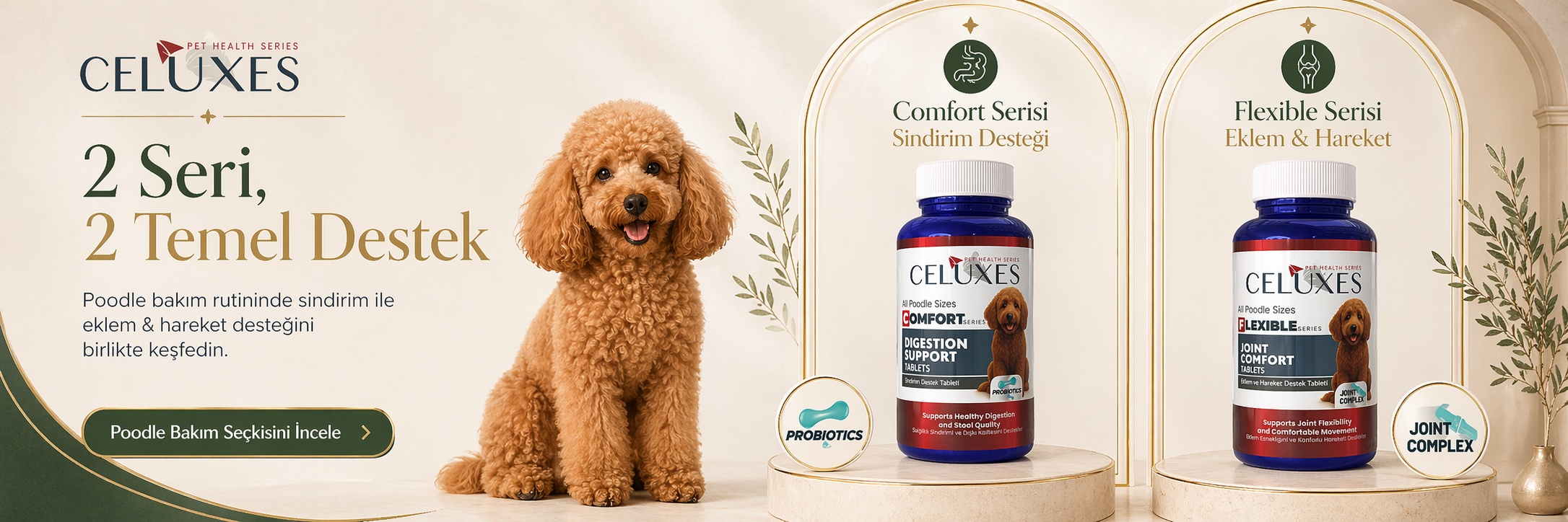 Poodle İçin Özenle Seçilmiş Bakım Serileri