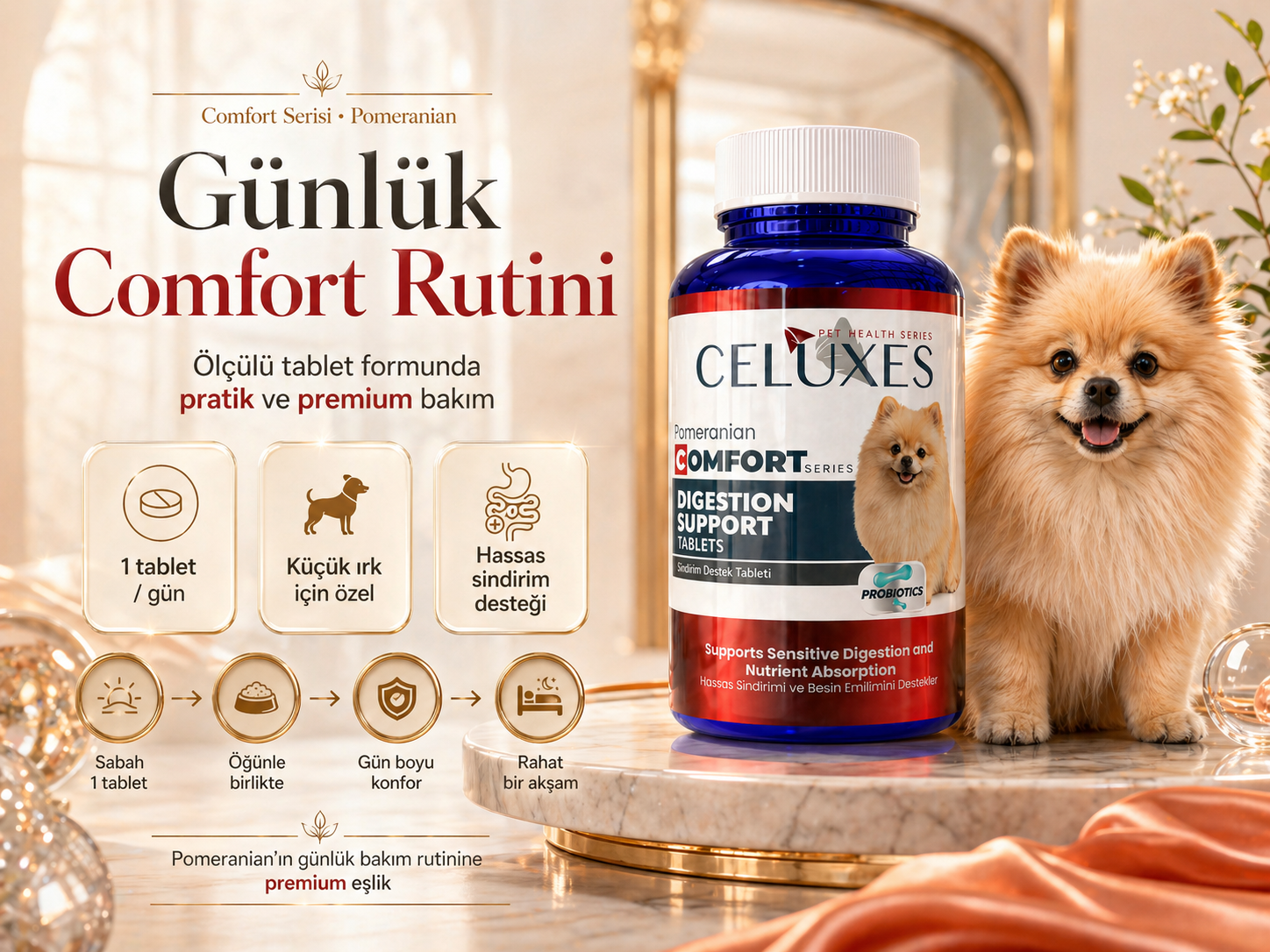 Pomeranian Günlük Comfort Rutini