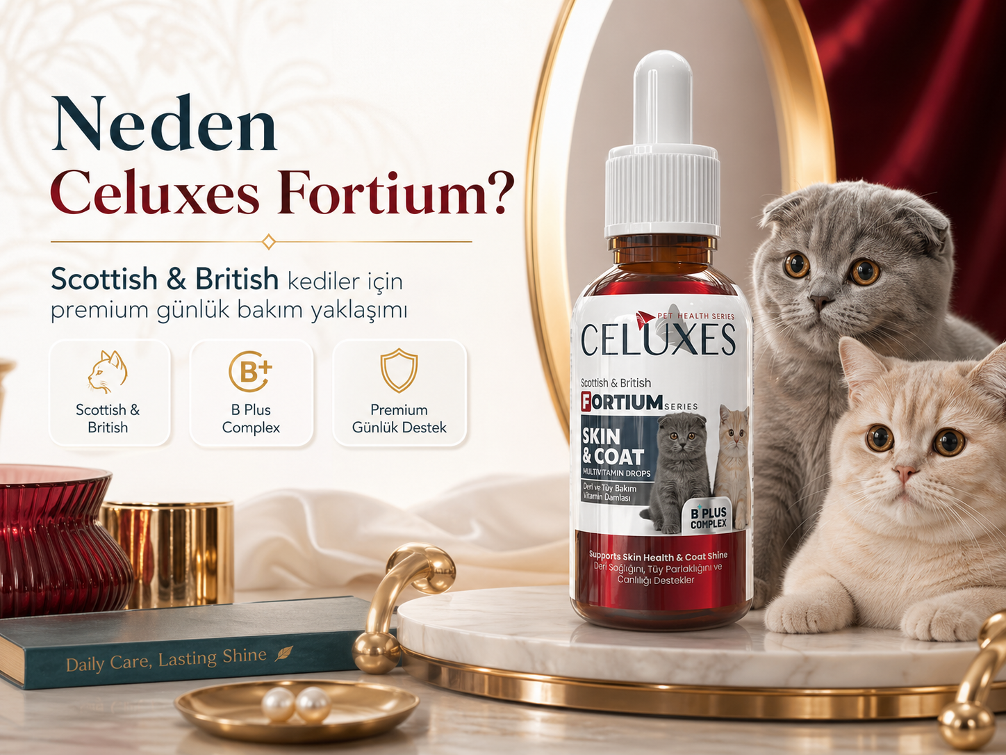 Celuxes Scottish British Fortium Skin and Coat Vitamin Drops
