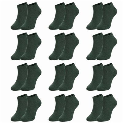 Erkek Pamuklu Patik Çorap 12li 39-44 | Dikişsiz Burun, Koku Karşıtı, Nefes Alan Sneaker