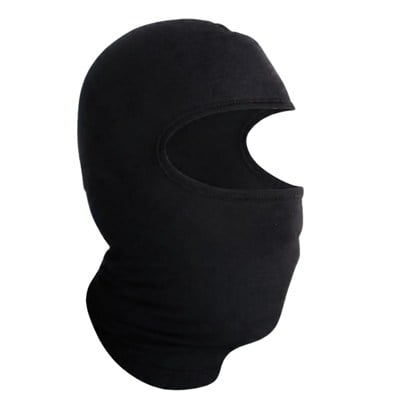 Unisex Siyah Balaklava Tek Beden | Viskoz Kask İçi Motosiklet Outdoor Maske