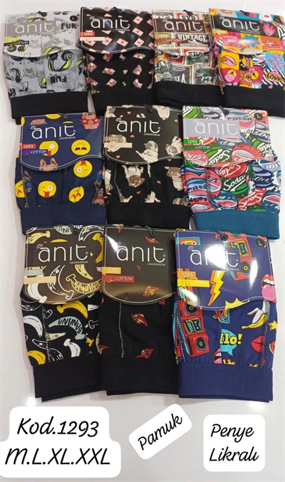 Anıt 1293 Erkek Baskılı Boxer