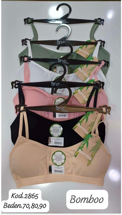 Anıt 2865 Kadın Bambu Dantelli Büstiyer