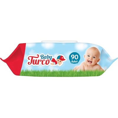 BABY TURCO ISLAK BEBEK HAVLUSU 90 ADET