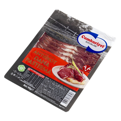 CUMHURİYET ÇEMENİ SIYRILMIŞ PASTIRMA 90 GR