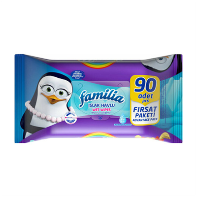 FAMİLİA ISLAK HAVLU 90 ADET