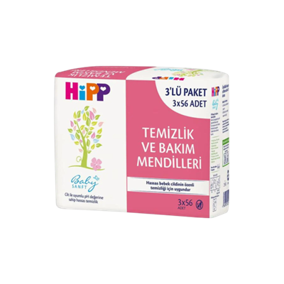 HIPP BABYSANFT ISLAK MENDİL HASSAS 3 X 56 ADET