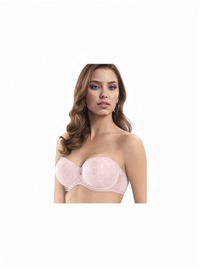 LE JARDİN 7045 DANTEL KAPLI STRAPLEZ İÇİ BOŞ SÜTYEN
