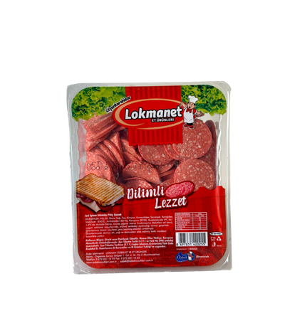 LOKMANET PİLİÇ DİLİMLİ SUCUK 500 GR