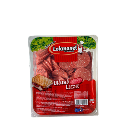LOKMANET PİLİÇ DİLİMLİ SUCUK 500 GR