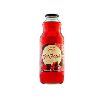 MEYSU GÜL ŞERBETİ CAM 1 LT