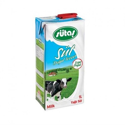SÜTAŞ SÜT TAM YAĞLI 1 LT