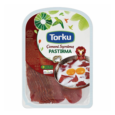 TORKU ÇEMENİ SIYRILMIŞ PASTIRMA 100 GR
