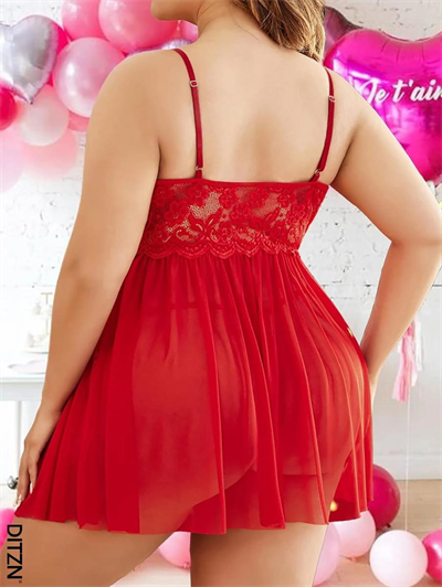 YusaOnline BELENG 5066 BRALET ÇİFT YIRTMAÇLI GECELİK BATTAL