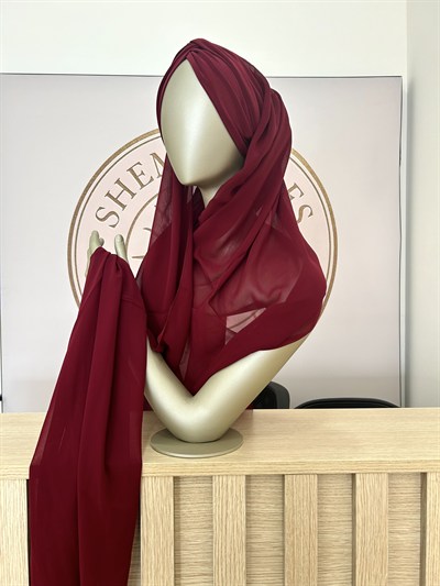 Bordo Deluxe Düğüm Boneşal