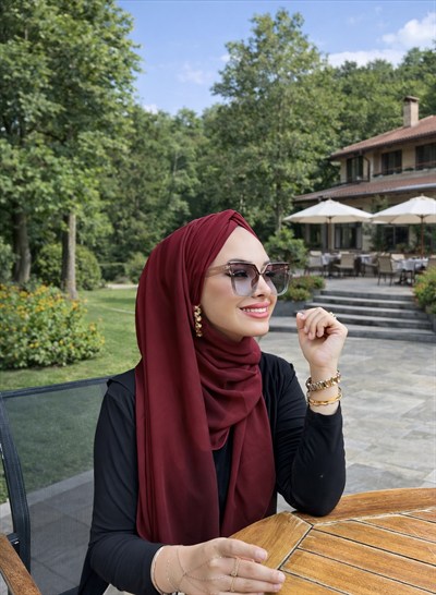 Bordo Deluxe Düğüm Boneşal