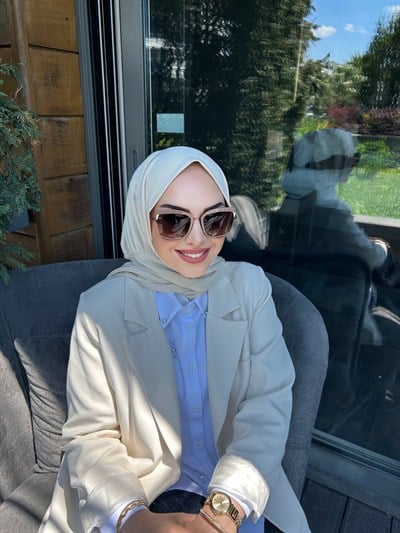Fildişi Salaş Çıtçıtlı Eşarp
