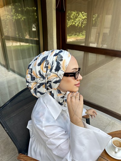 Gölge Desenli Bone