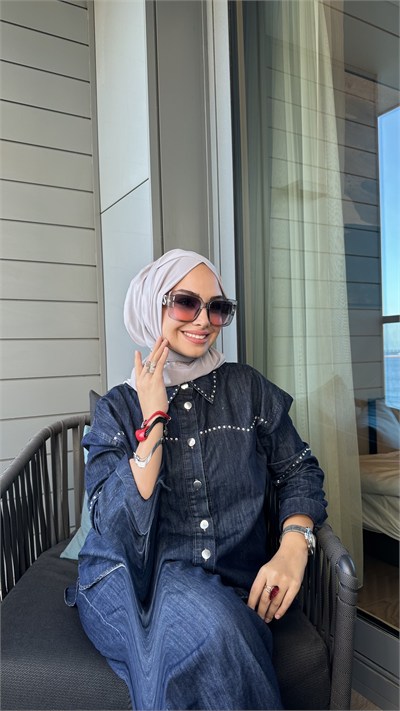 Gri Çapraz Multi Hijab