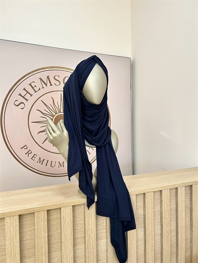 Lacivert Penye Deluxe Boneşal