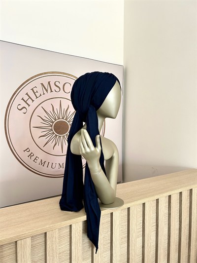 Lacivert Penye Exclusive Boneşal