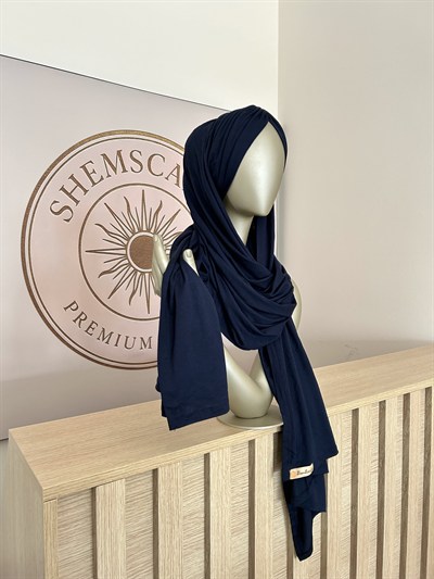 Lacivert Penye Exclusive Boneşal
