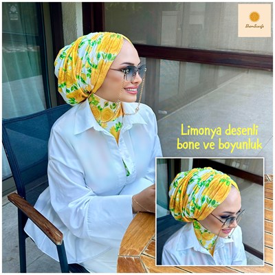 Limonya Desenli Salaş Bone