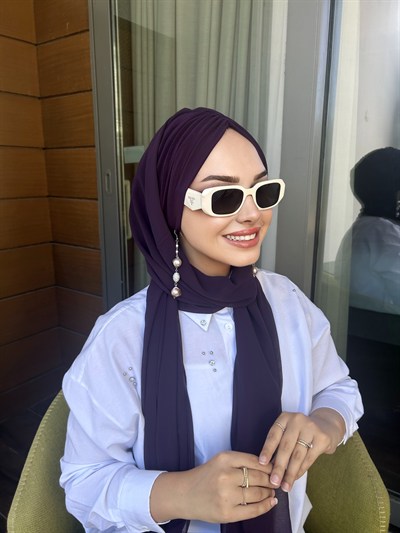 Mor Exclusive Büzgülü Boneşal 