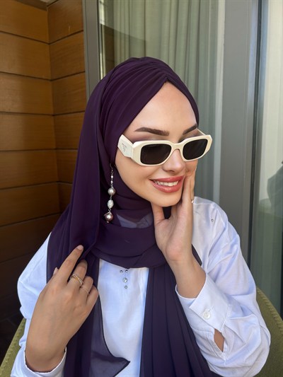 Mor Exclusive Büzgülü Boneşal 
