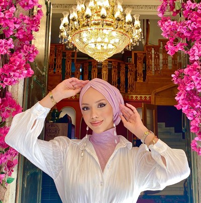 Pembe Glitter Simli Bone
