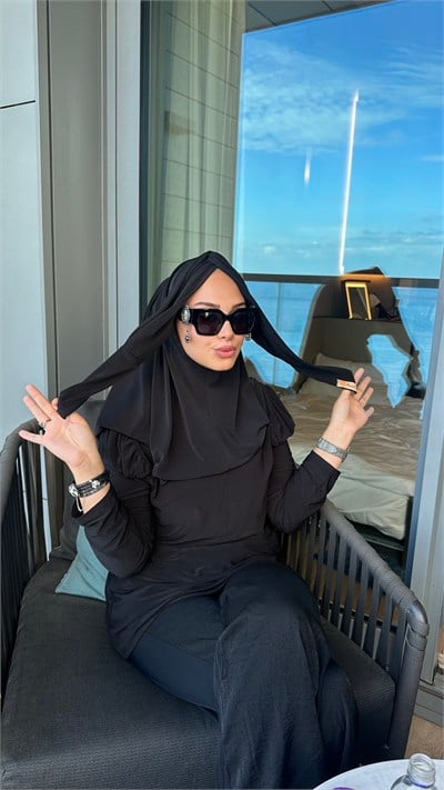 Siyah Düğüm Multi Hijab