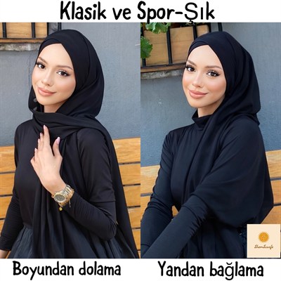 Siyah Premium Çapraz Boneşal
