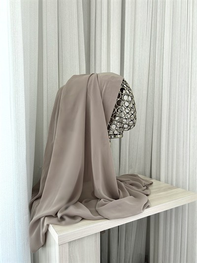 Taş Rengi Önü Düz Elegant Boneşal