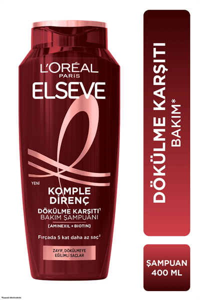 Elseve Komple Direnç Dökülme Karşıtı Şampuan 400ml